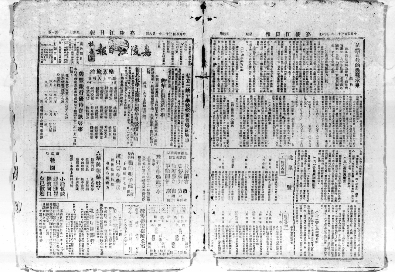 嘉陵江日报（1928-1948）电子版